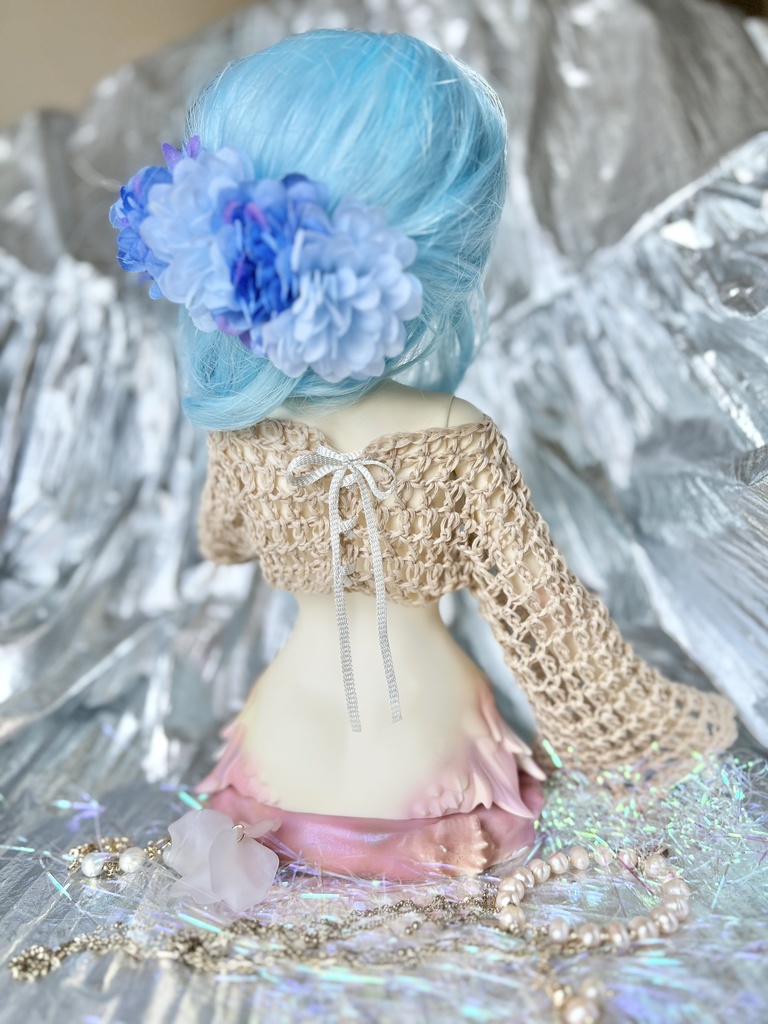 長袖 クロップドメッシュトップス［SD/MercyDoll1/3］