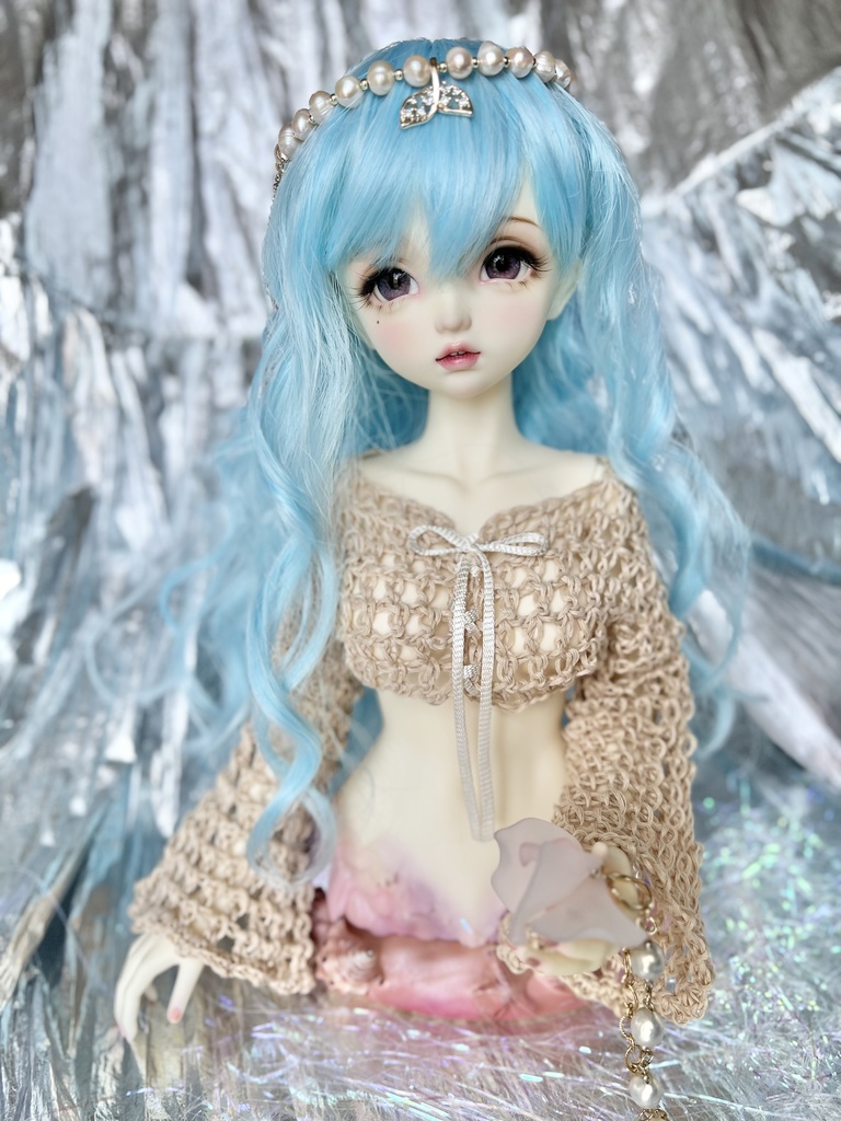 長袖 クロップドメッシュトップス［SD/MercyDoll1/3］