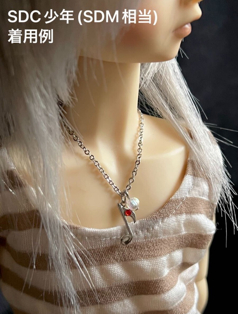 ［SALE］音符 ペンダント［幼SD~SDgr少女 対応］