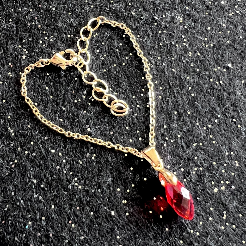 Crimson Teardrop(深紅の雫) ペンダント アジャスター付［幼SD~SDGOU 全サイズ対応］