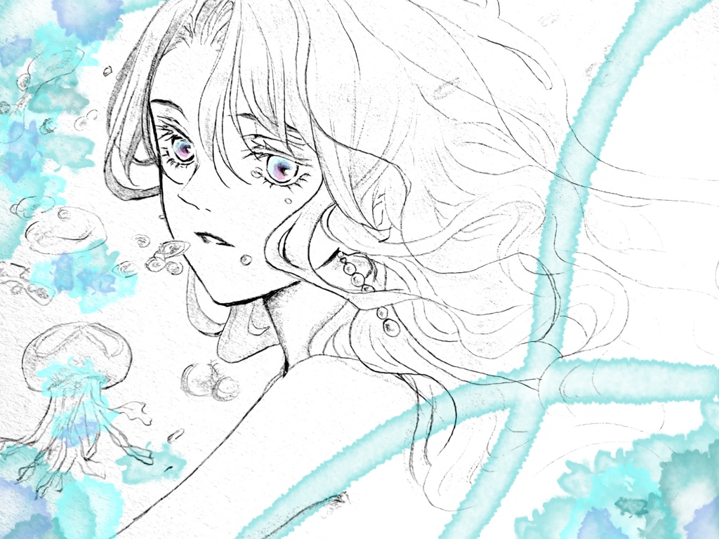 海と青