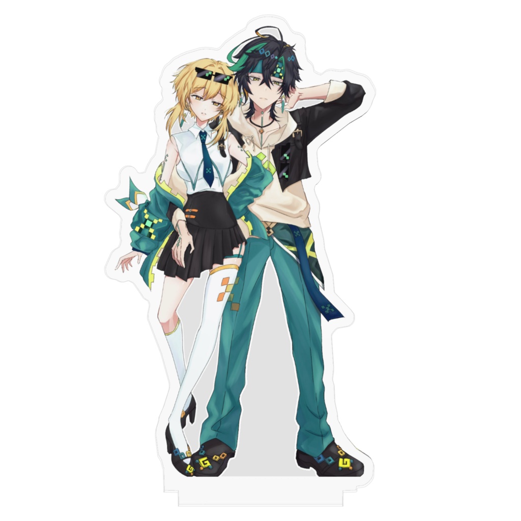 原神 キィ蛍 アクリルスタンド 現パロ風