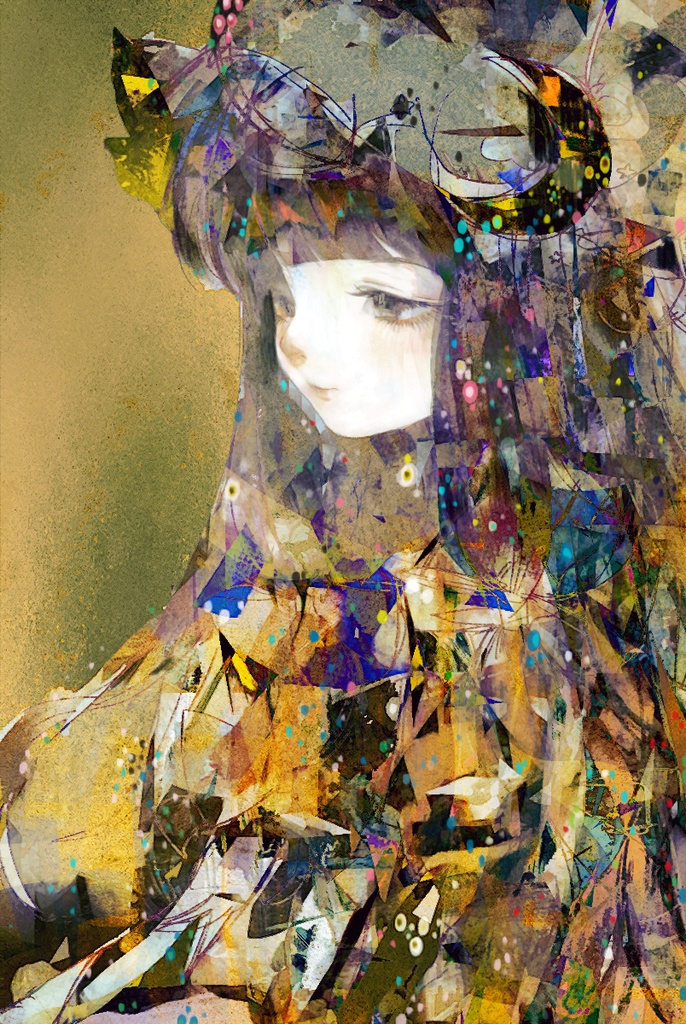 パチュリーキャンバスプリント（加筆）