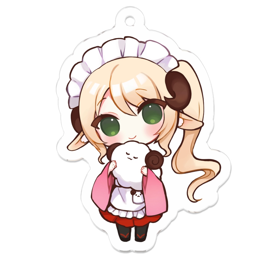 SDもここ🐑☁アクキー(通常表情)