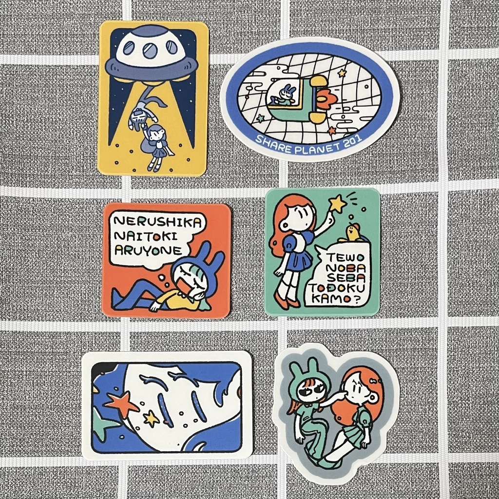 クリアシールセット(6枚入り)