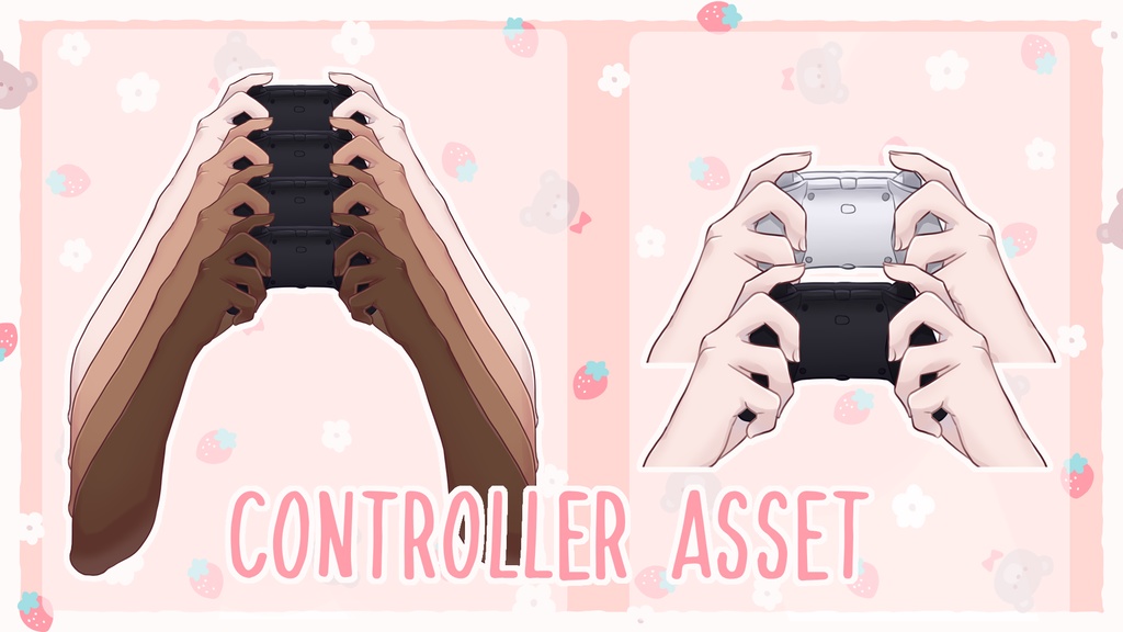 【フリー素材】コントローラー/Pad/controller【Free VTuber Assets】