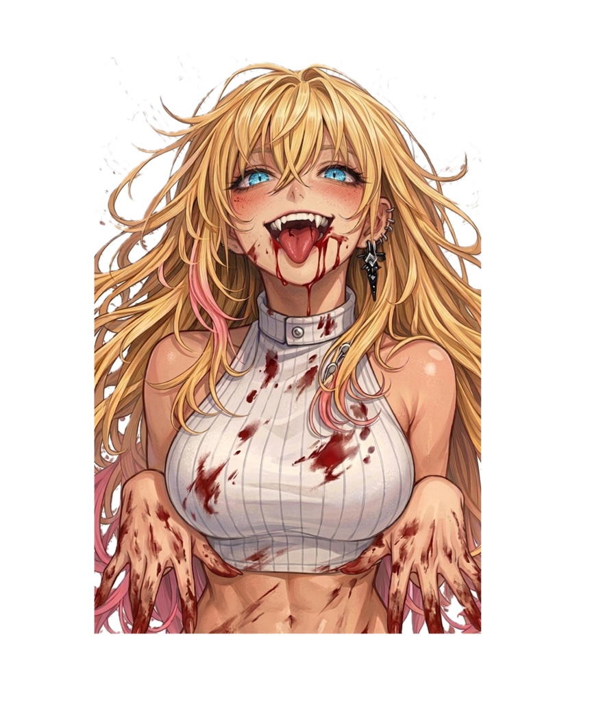 High‑Resolution Vampire Devil Girll Illustration 002 – XXX DESIGN LAB