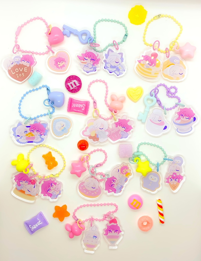 ひそほまペアアクキー