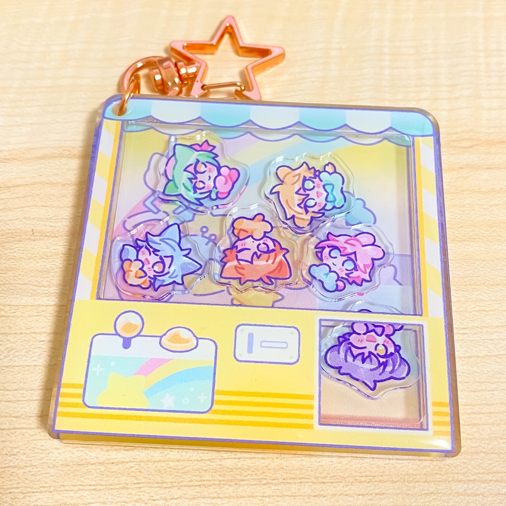 クレーンゲーム風シャカシャカアクキー