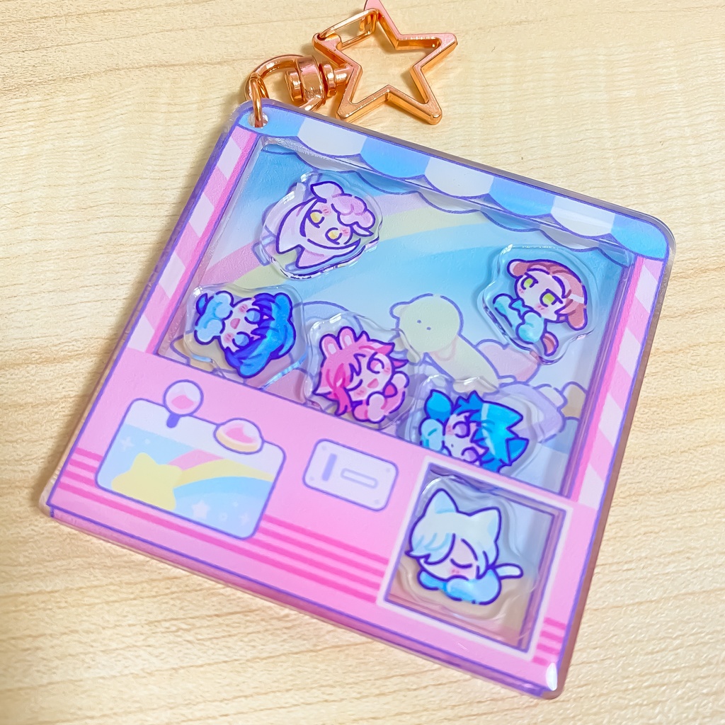 クレーンゲーム風シャカシャカアクキー