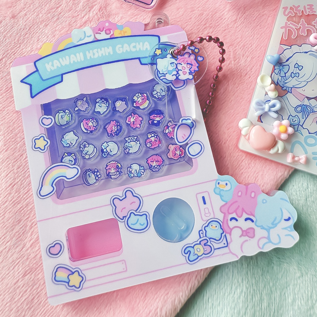 ひそほまガチャガチャアクキー