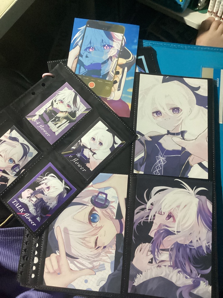 v  flowerとci  flowerのポストカード&チェキセット