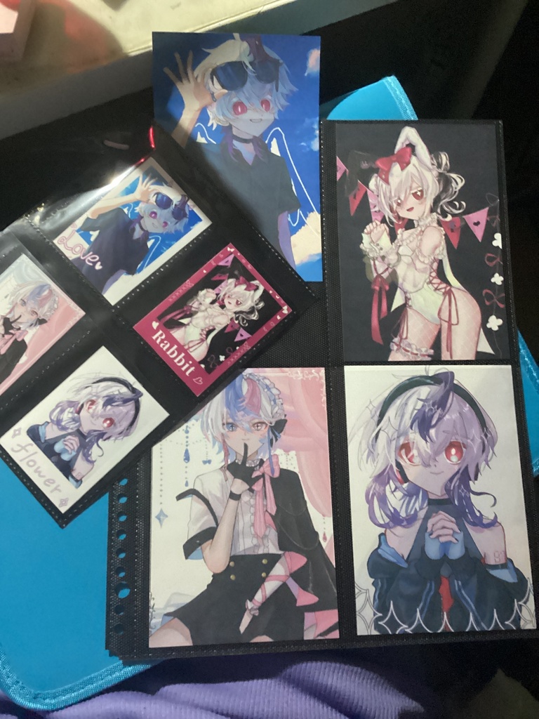 v  flowerとci  flowerのポストカード&チェキセット