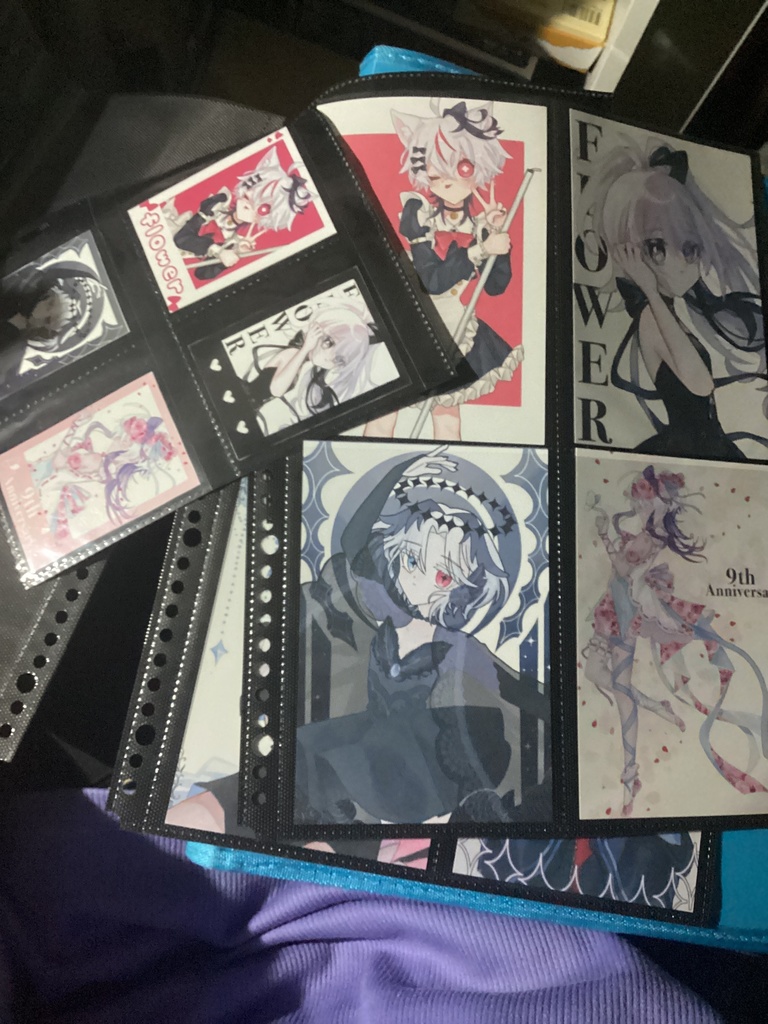 v  flowerとci  flowerのポストカード&チェキセット