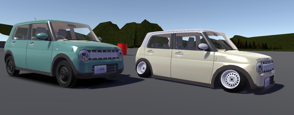 ローポリ鉄チンホイール