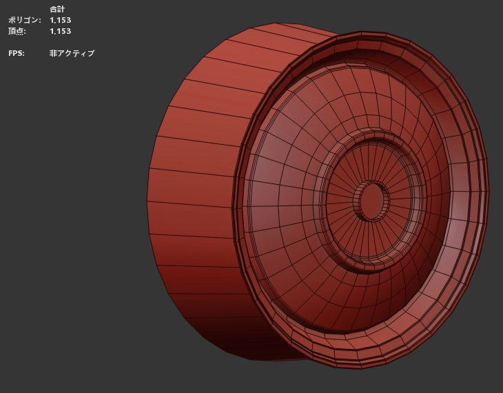 ローポリ鉄チンホイール