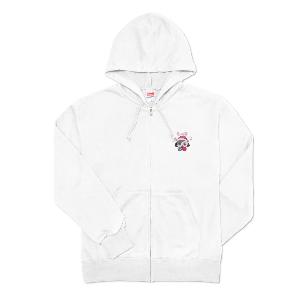 【2023 クリスマス限定】トウメンちゃん サンタ ジップパーカー(ブラック・ホワイト)