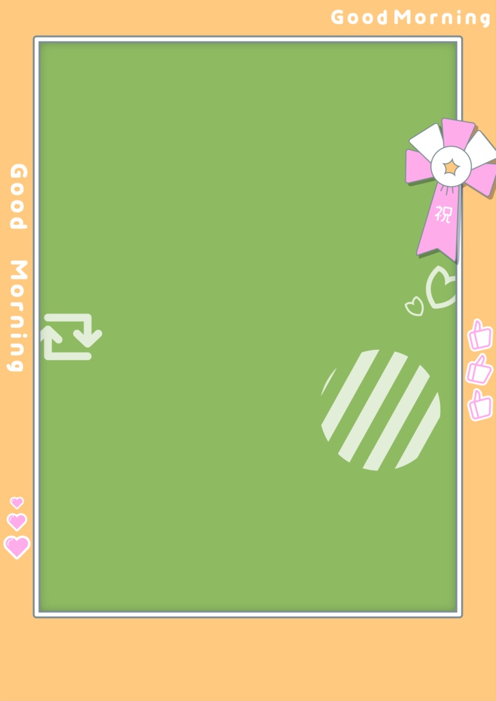 【フリー素材】Vライバーさん向け!おはようVtuber 4月の入学式風デザイン