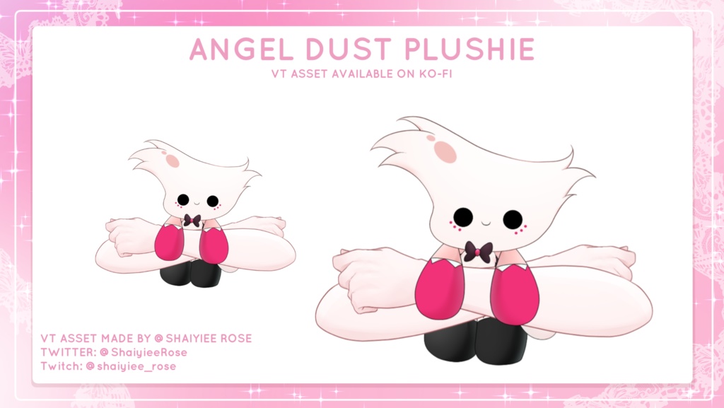 Live2D Angel Dust Plushie