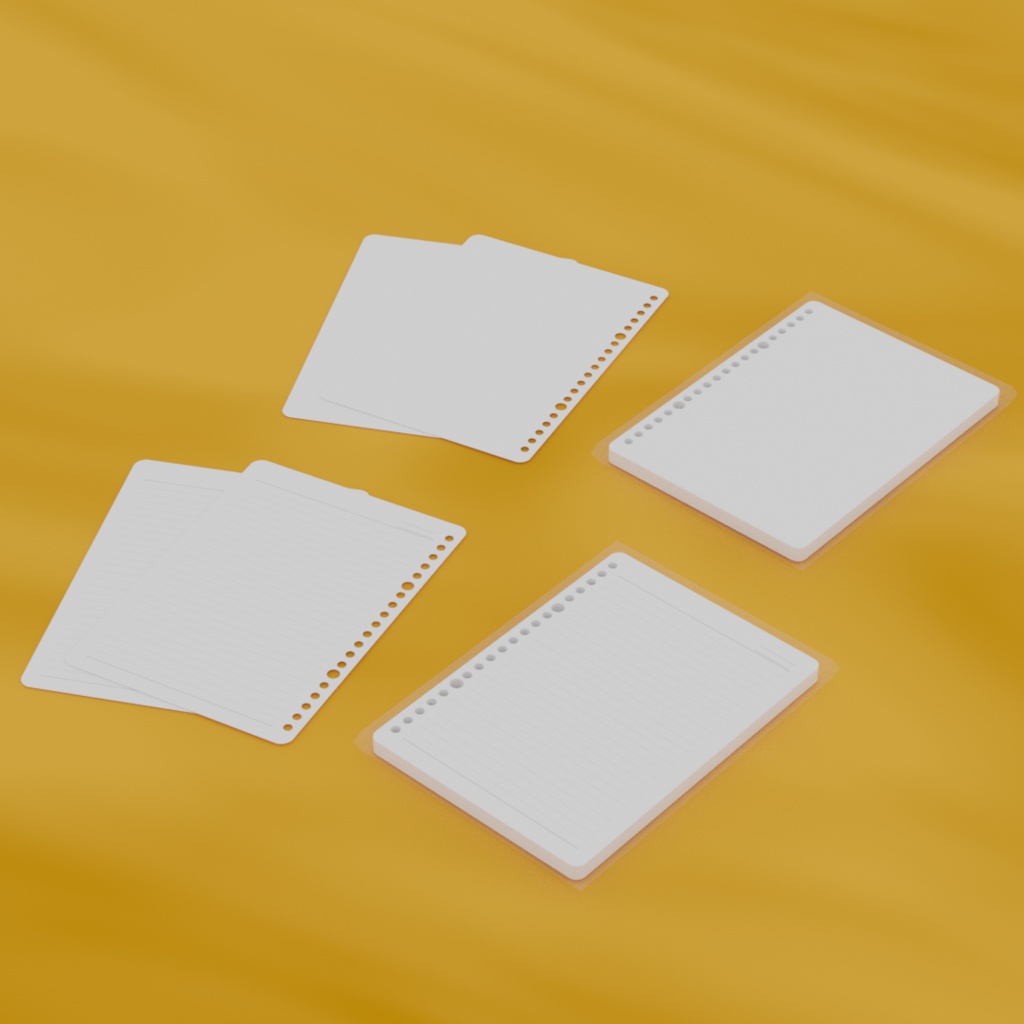 【無料版あり】3Ⅾルーズリーフ