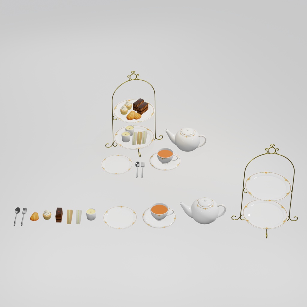 【無料版あり】3Ⅾティーセット