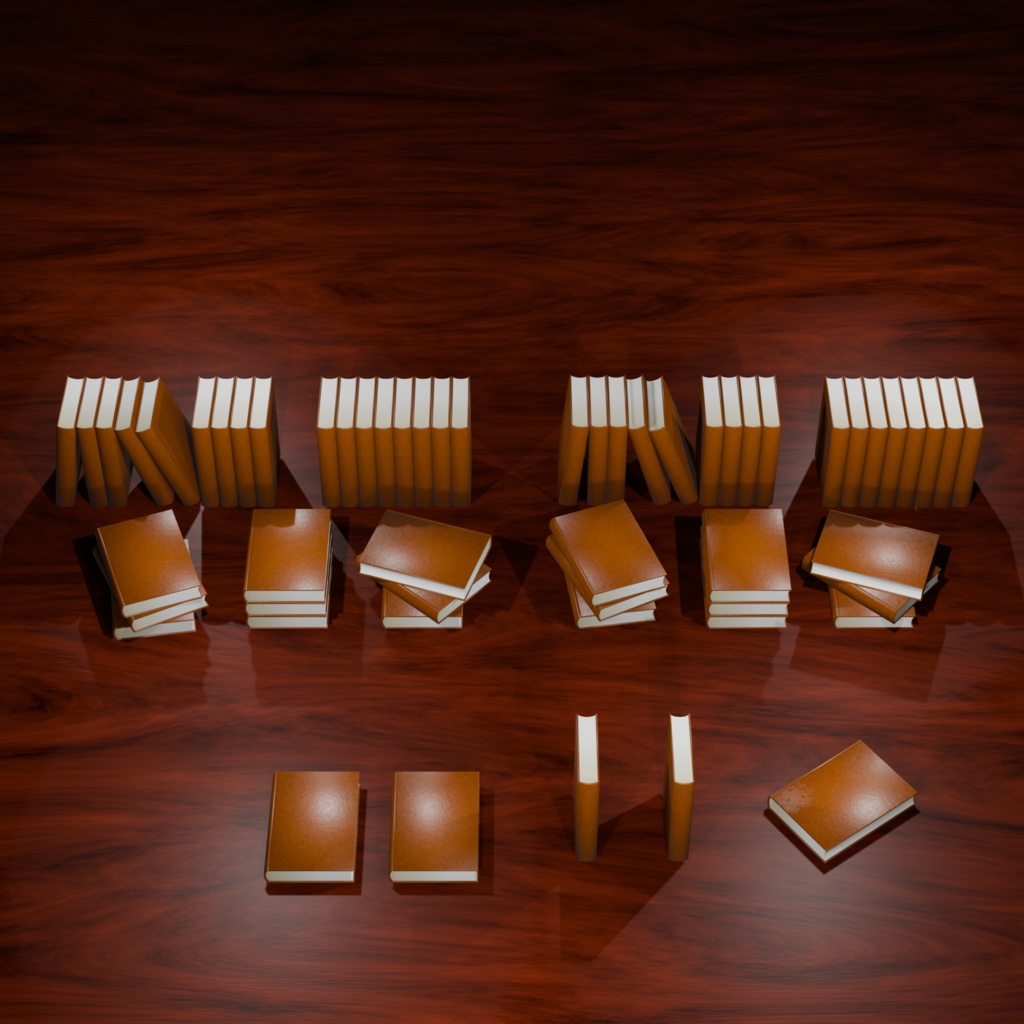 【無料版あり】3D本オブジェ