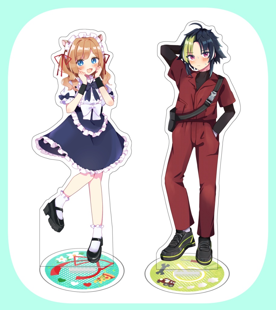 にし゛GT@◆ライにゃん アクリルスタンド
