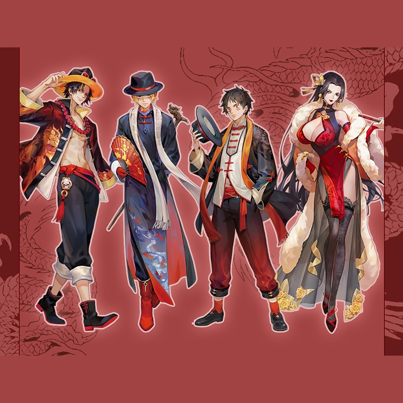 One Piece ワンピース ルフィ エース サボ ボア ハンコック アクリルスタンド Xuecheng Booth