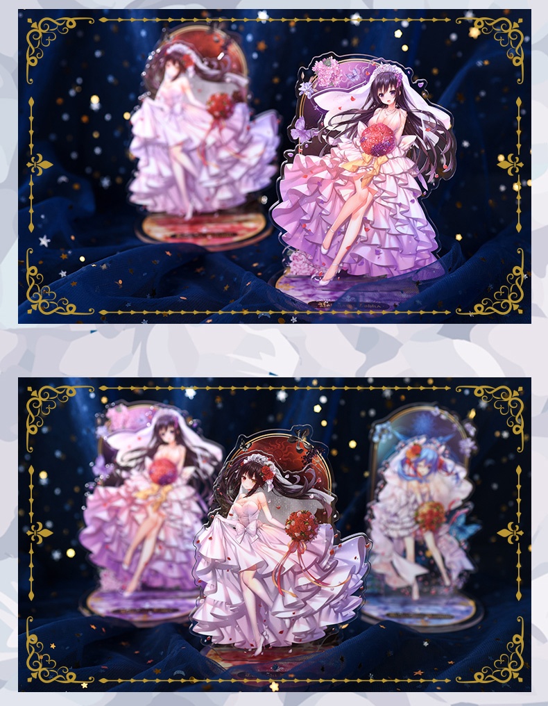 date a live デート・ア・ライブ 時崎狂三 五河琴里 夜刀神十香 四糸乃 七罪 アクリルスタンド