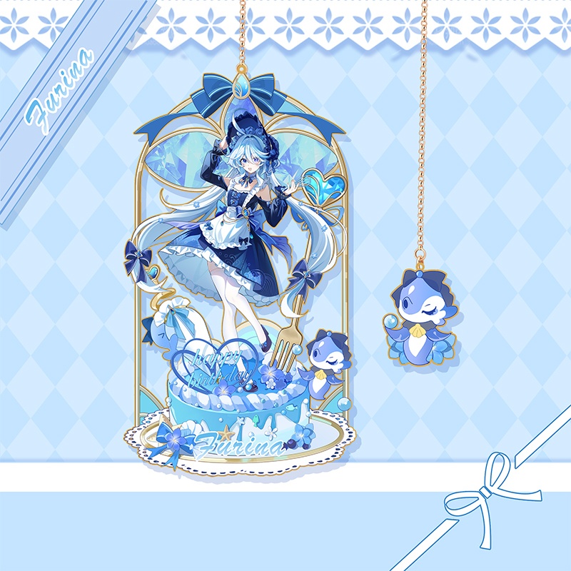 【委託販売】genshinimpact Genshin Impact 原神 フォカロルス フォカロル フリーナ Focalors メタル ブックマーク