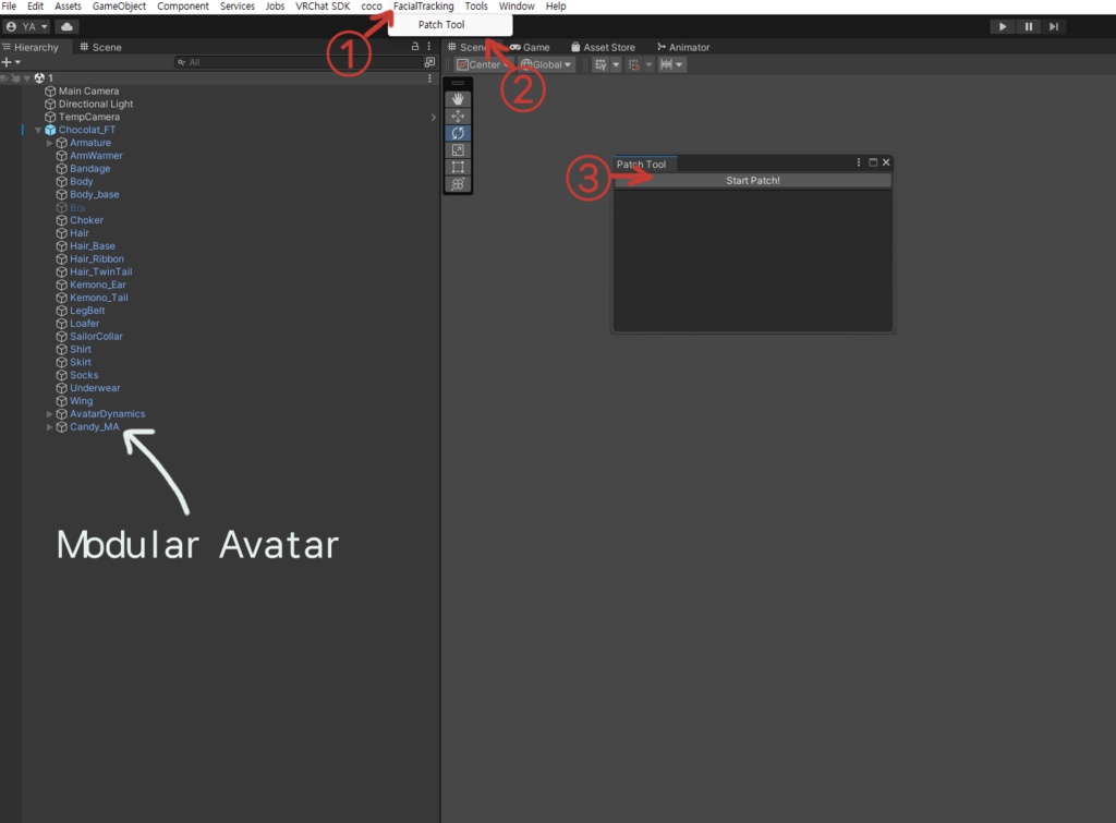 『ショコラ』 / Chocolat / VRC_FacialTracking