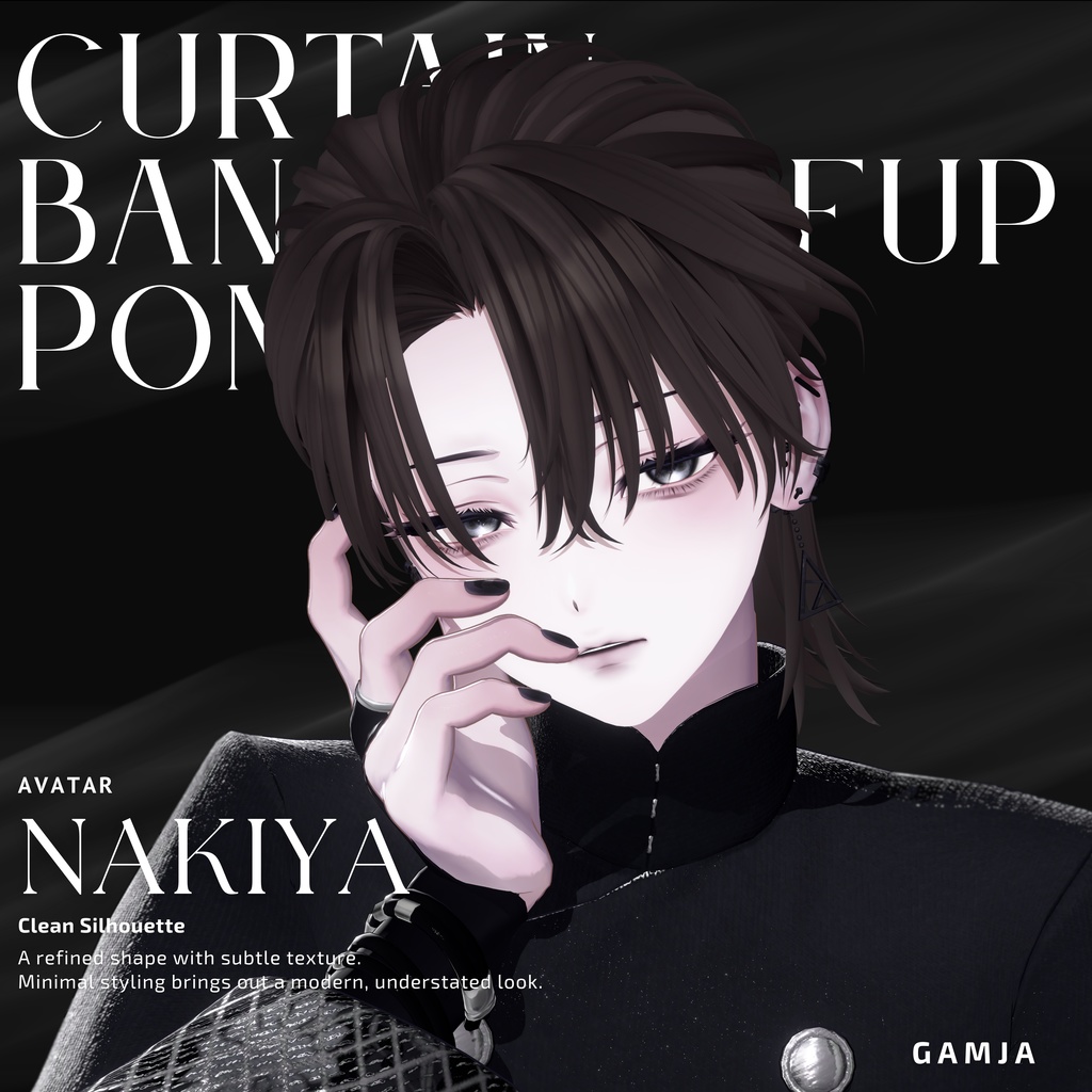 🌟Sale🌟 Curtain Bangs Half-Up Pony 