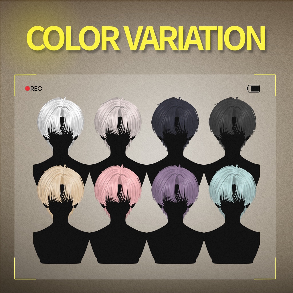 Veil_Short_Hair / 13_Avatars_Support