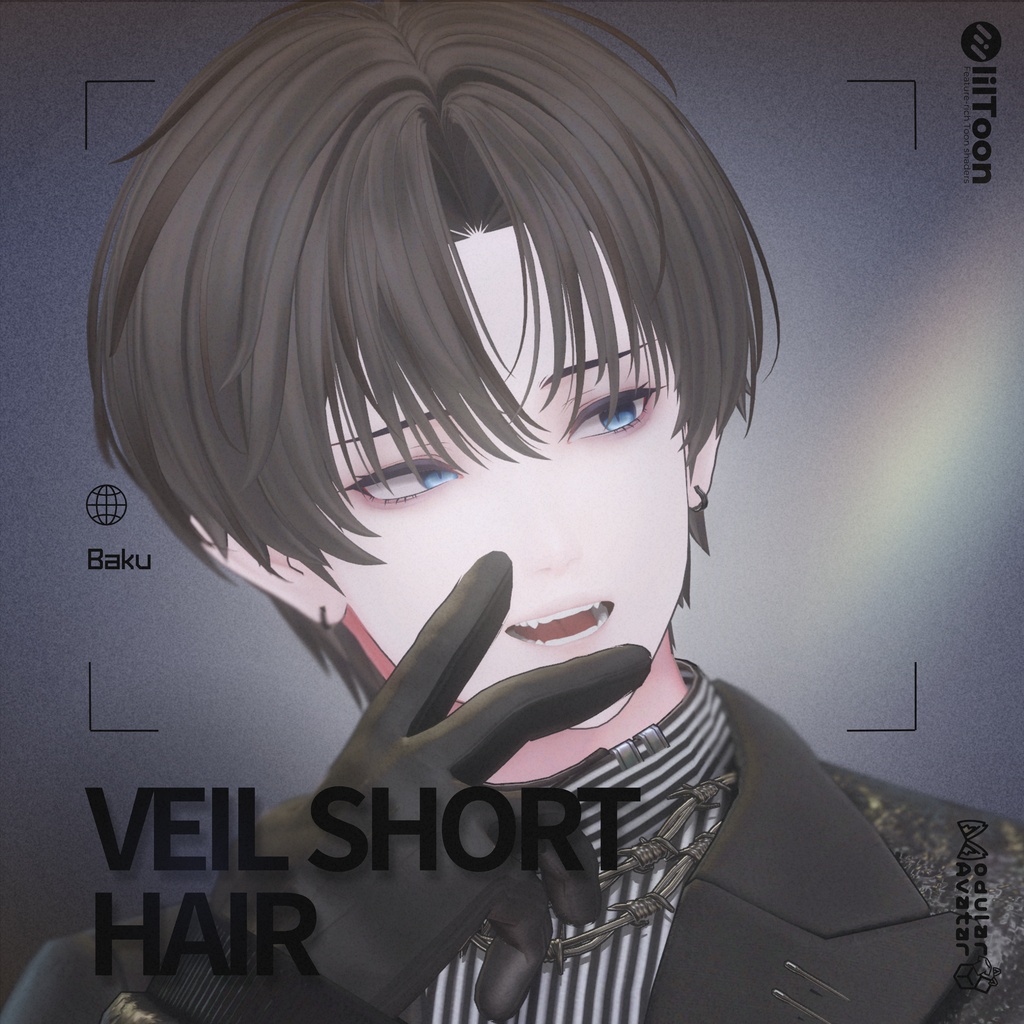 Veil_Short_Hair / 14_Avatars_Support