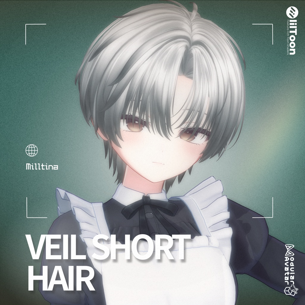 Veil_Short_Hair / 13_Avatars_Support