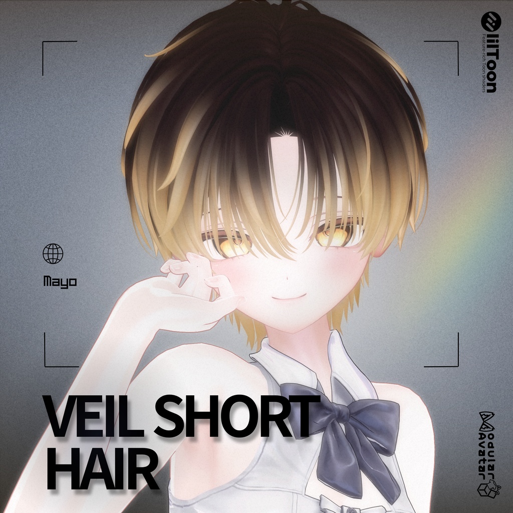 Veil_Short_Hair / 13_Avatars_Support