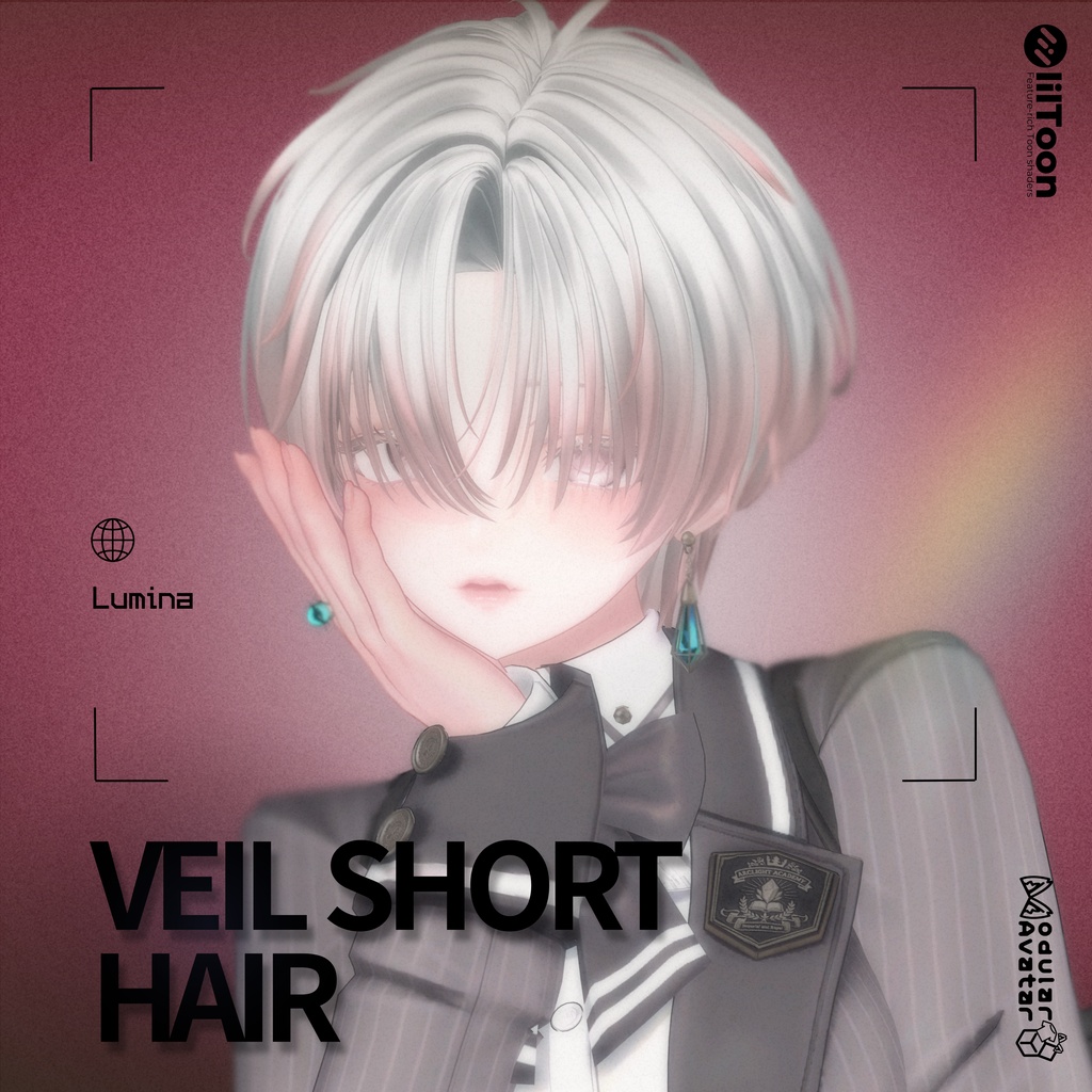 Veil_Short_Hair / 13_Avatars_Support