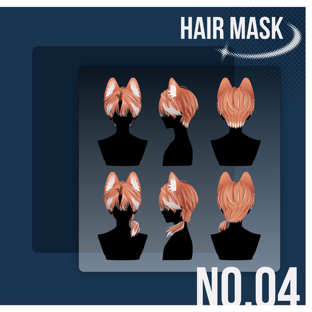 💠Sale💠Curtain_Flow_Hair / 11_Avatars_Support