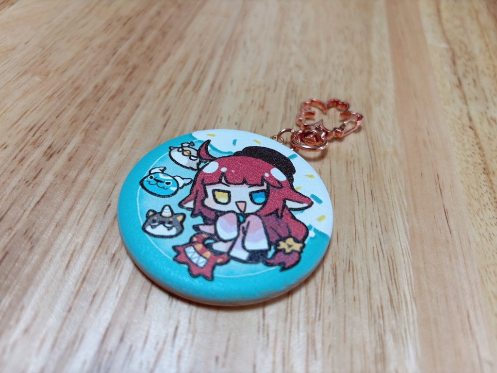 カリーンの木製キーホルダー