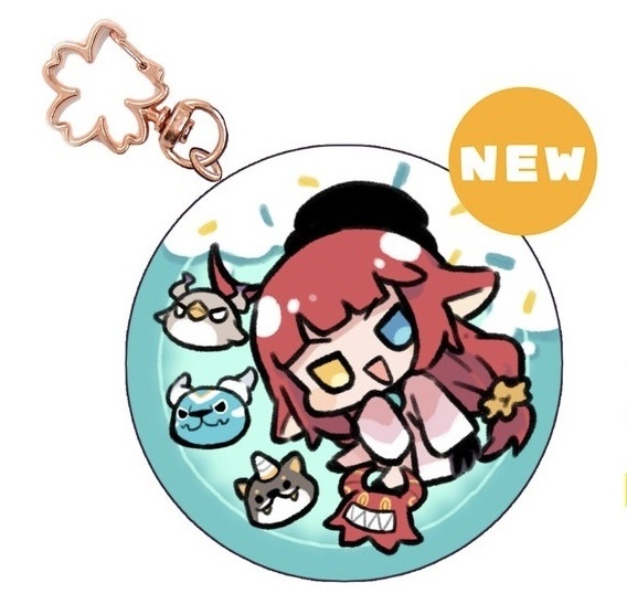 カリーンの木製キーホルダー