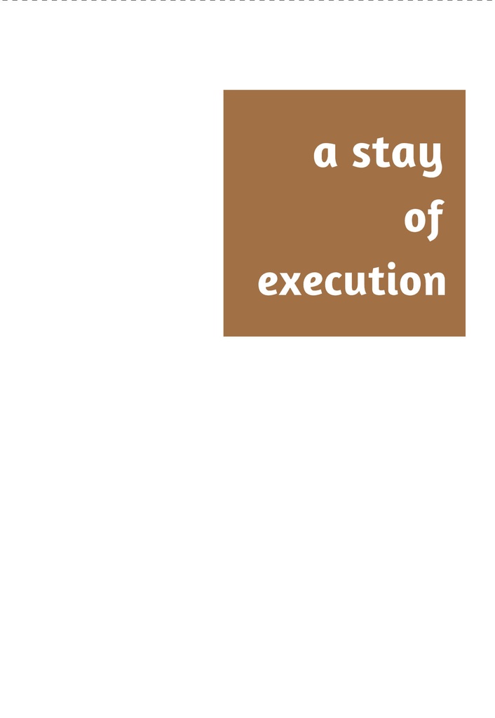 a stay of execution
