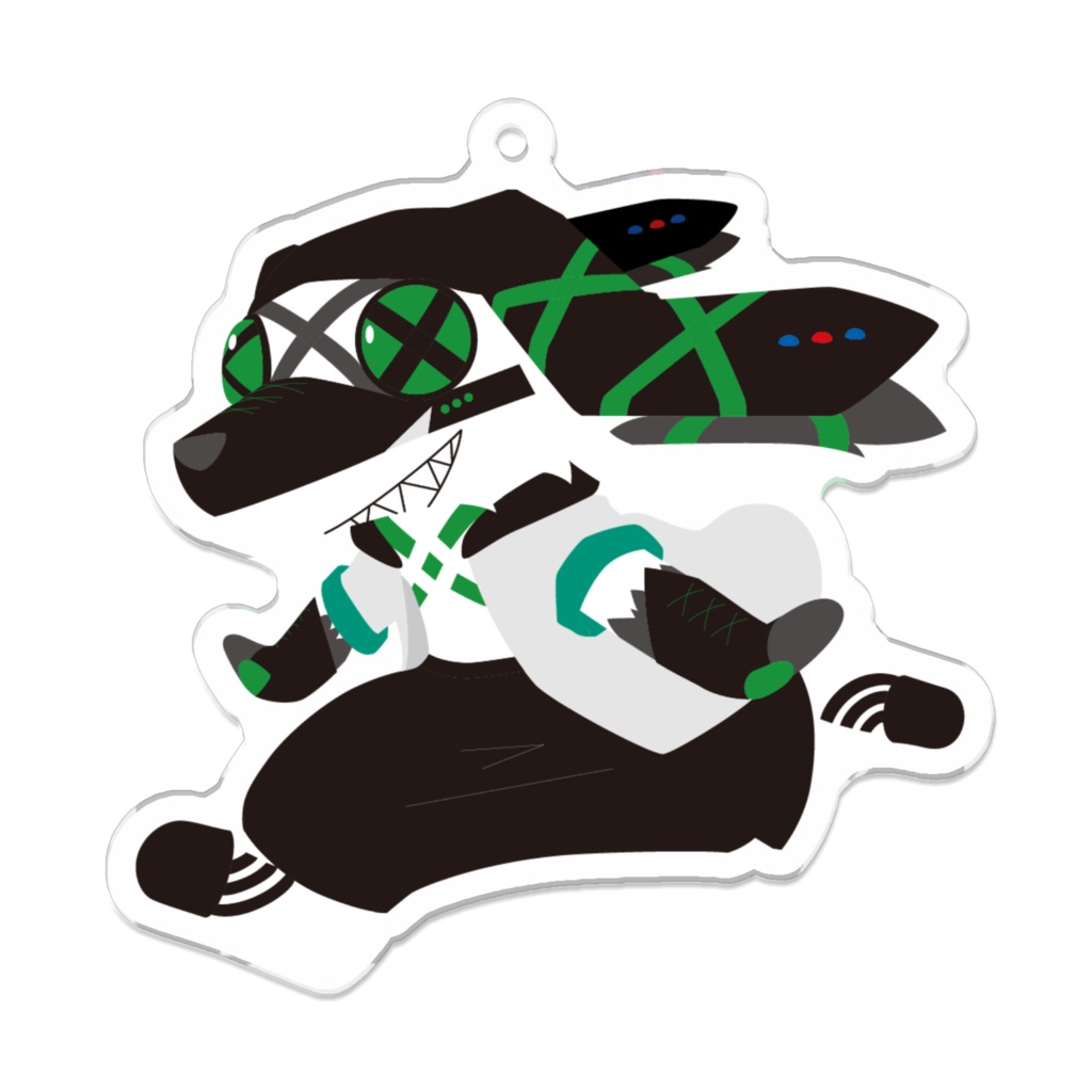 アクリルキーホルダー（エックス）