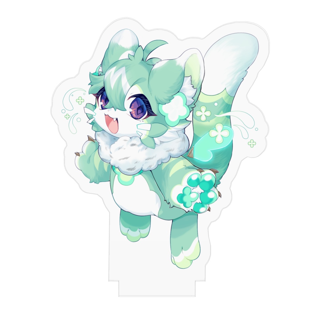 友寄ぽの アクリルスタンド ケモノ妖精姿ver.