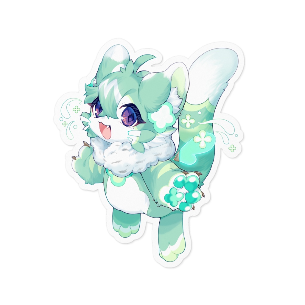 友寄ぽの ステッカー ケモノ妖精姿 キービジュアルver.