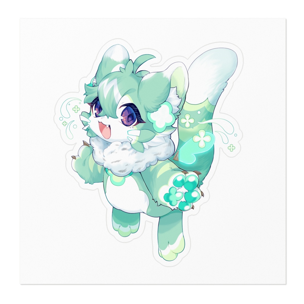 友寄ぽの ステッカー ケモノ妖精姿 キービジュアルver.