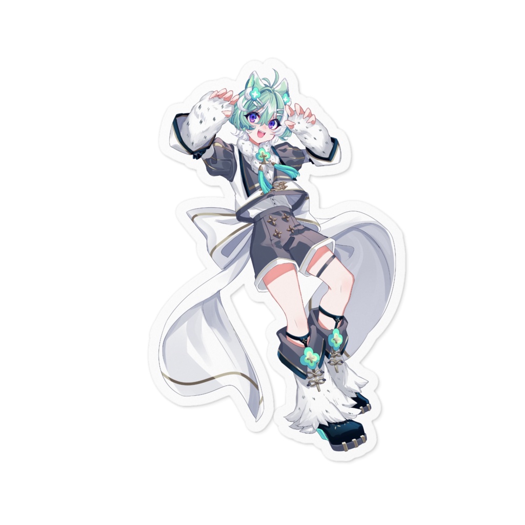 友寄ぽの ステッカー 人型姿 キービジュアルver.