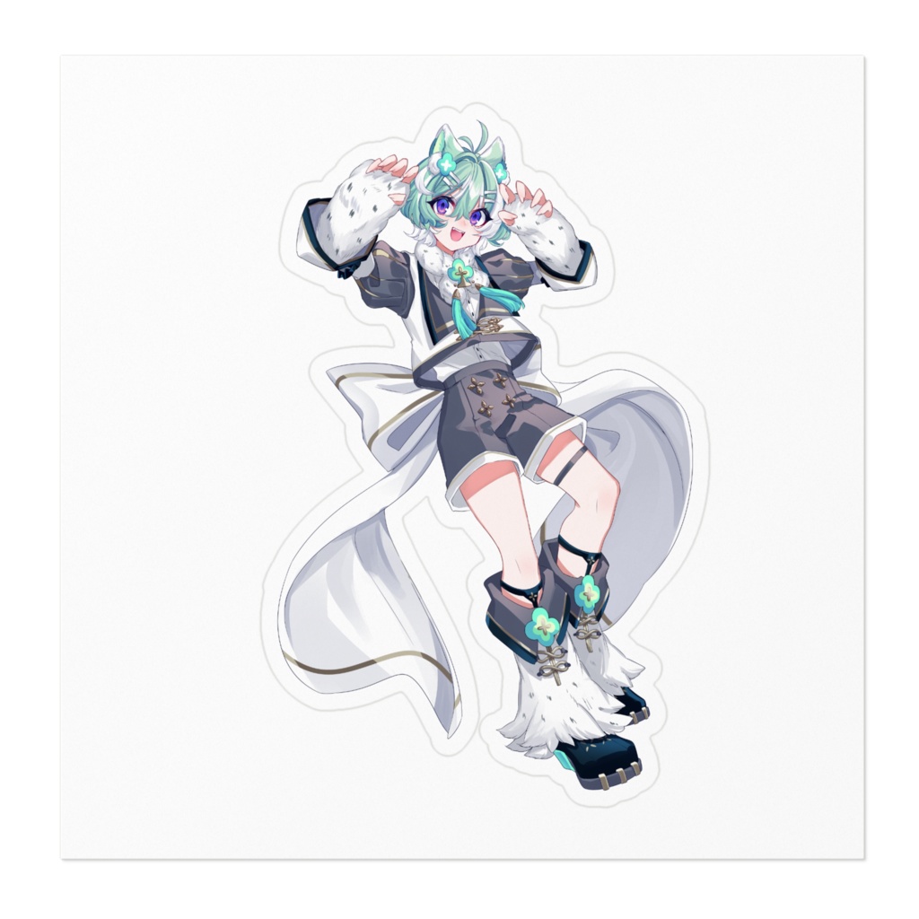 友寄ぽの ステッカー 人型姿 キービジュアルver.