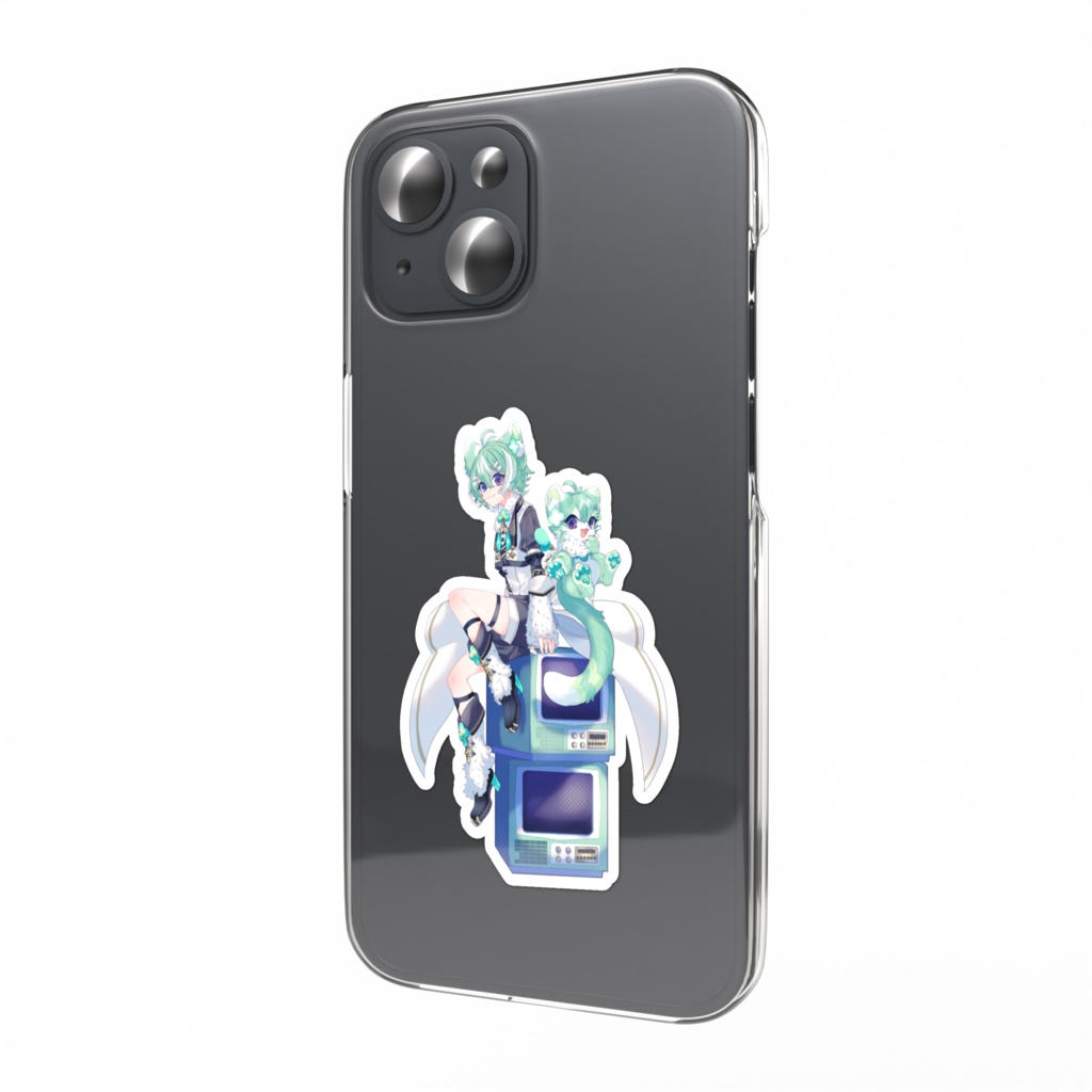 友寄ぽの スマホステッカー 人型姿&ケモノ妖精姿 パターンB ver.