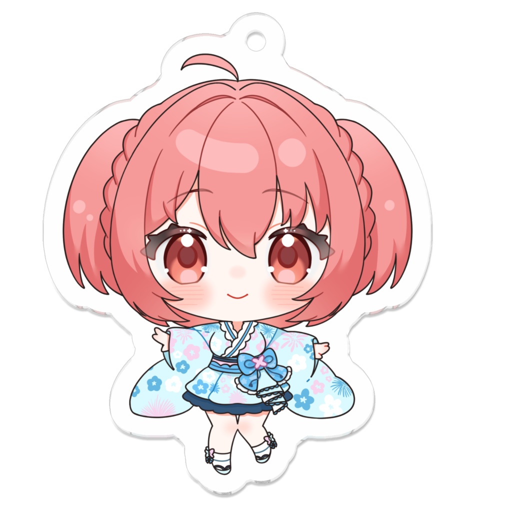 夏野華火和装衣装アクリルキーホルダー