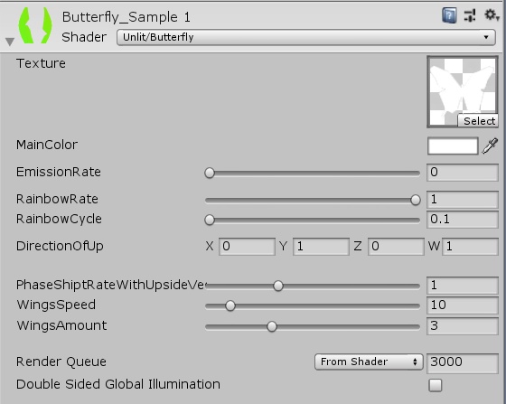 【蝶々Shader】Fly,Baby.【Ver 1.2】